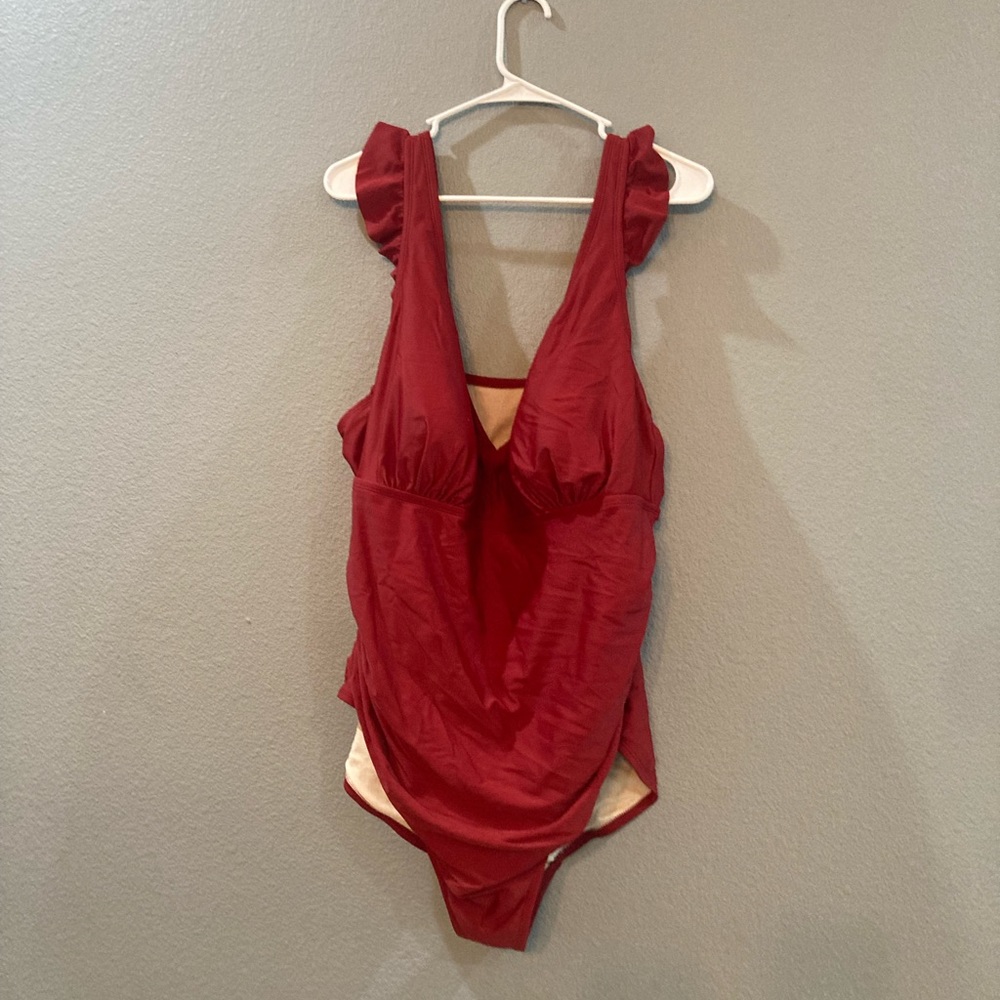 maroon target brand one piece